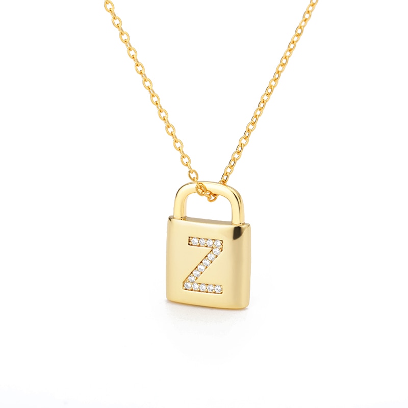 Love Lock Monogram Necklace