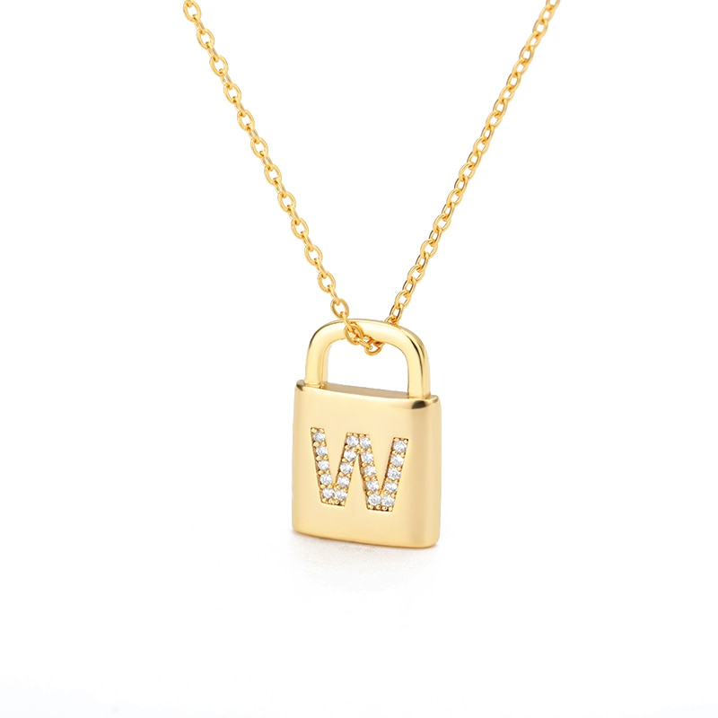 Love Lock Monogram Necklace