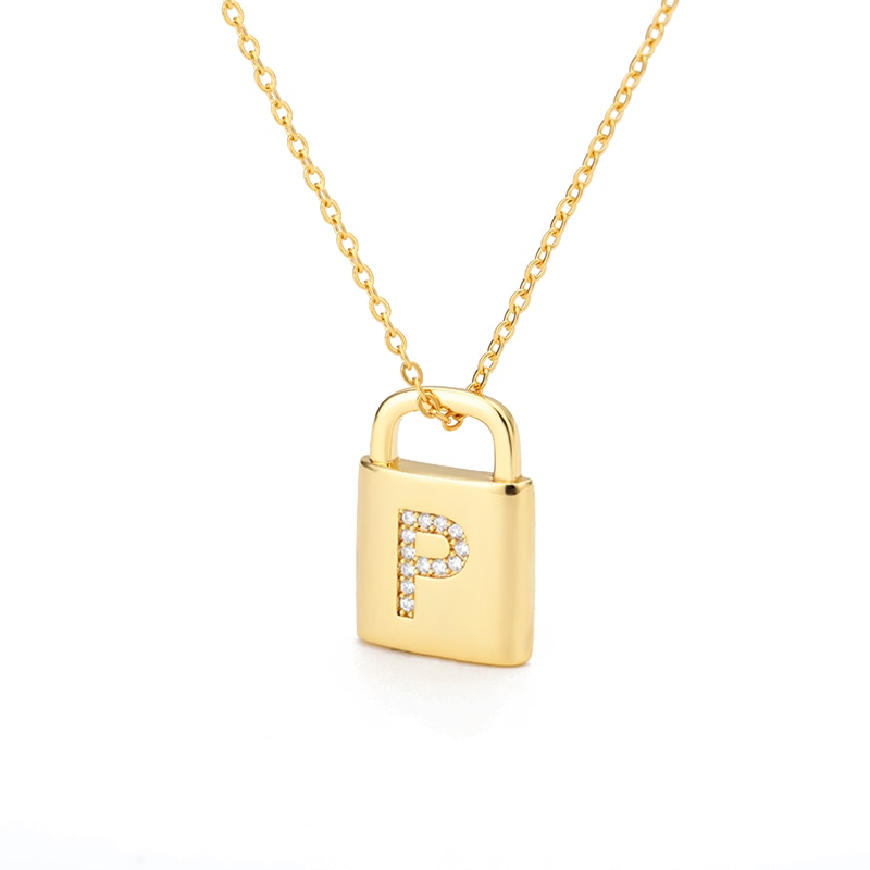 Love Lock Monogram Necklace