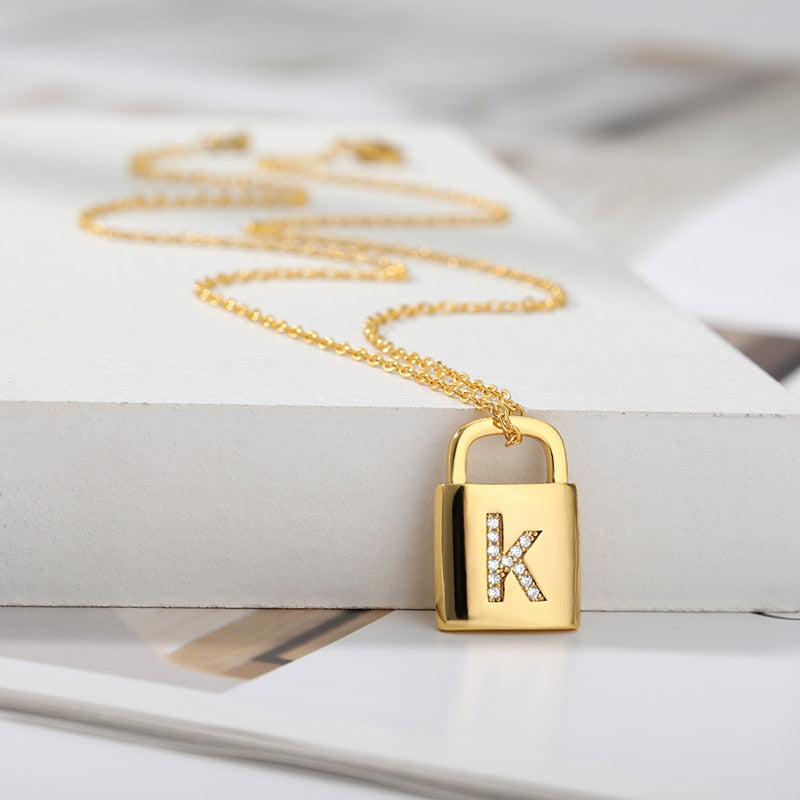 Love Lock Monogram Necklace